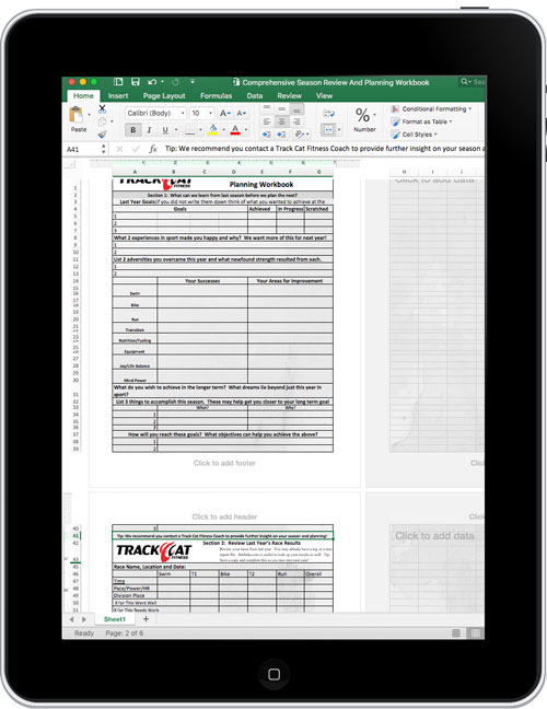 Comprehensive Season Review and Planning Workbook